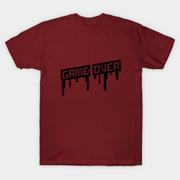 Game Over T-Shirt by Deadwolf1189